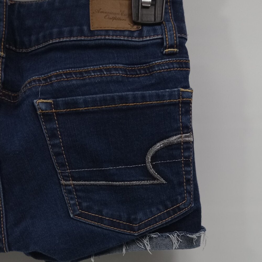 American Eagle Artist Super Stretch Denim Shorts Size 00 - Picture 4 of 8